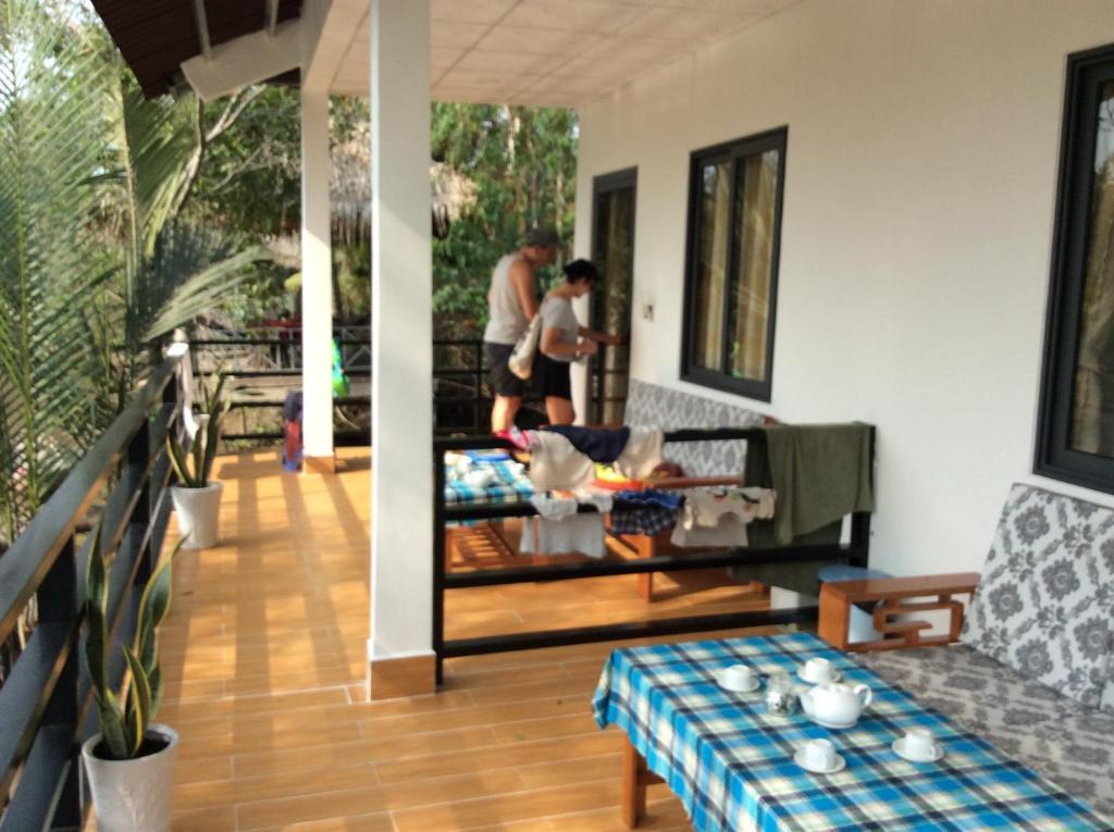 Quoc Phuong Riverside Homestay Ben Tre Exterior foto